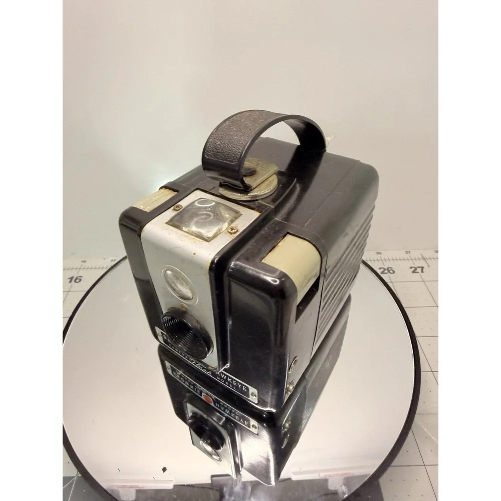 Vintage Kodak Brownie Hawkeye Flash Model Box Camera 1950s Film Camera